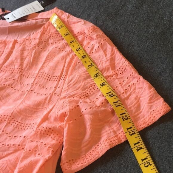 Gracila Women's Boho Embroidered Eyelet Blouse 3XL - Picture 7 of 10